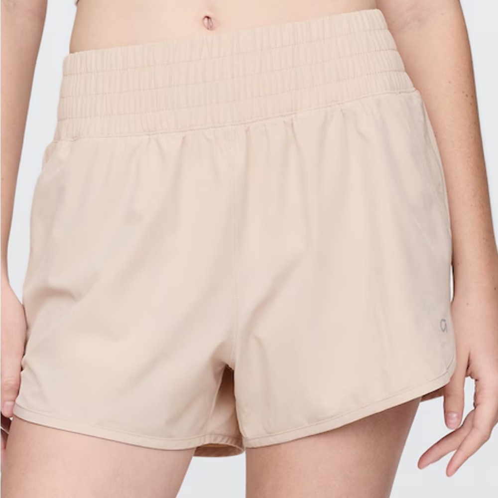 GAP Tan Athletic Shorts Lightweight Elastic Waist